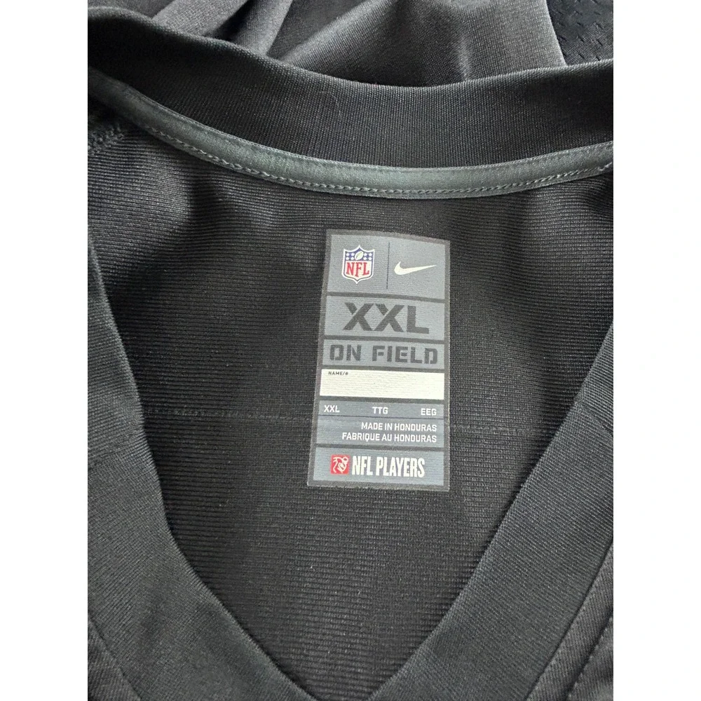Nike NFL Oakland Raiders Derek Carr 4 Jersey Mens XXL Black Football On Field